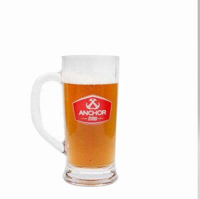 کیفیت Promotion Branded 21 Oz Beer Glass Stein With Color Decal کارخانه