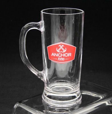 کیفیت Promotion Branded 21 Oz Beer Glass Stein With Color Decal کارخانه