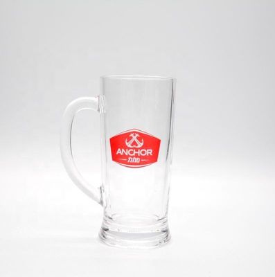 کیفیت Promotion Branded 21 Oz Beer Glass Stein With Color Decal کارخانه