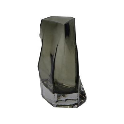 کیفیت 3 Size Warped Grey Color Tall Centerpiece Vases کارخانه