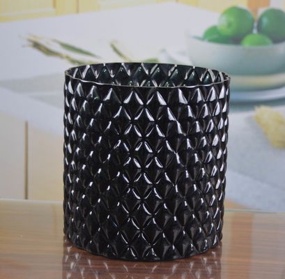 کیفیت Emobossed Decorative Glass Vase کارخانه