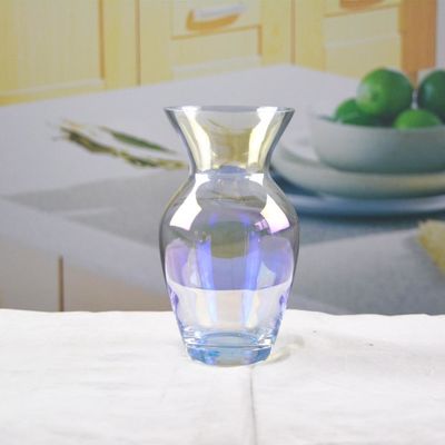 کیفیت Customize Irridescent Decorative Glass Vase For Home کارخانه