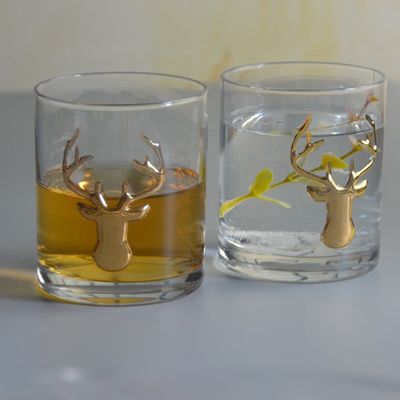 کیفیت Decorative Round Personalised Whisky Glass For Christmas کارخانه