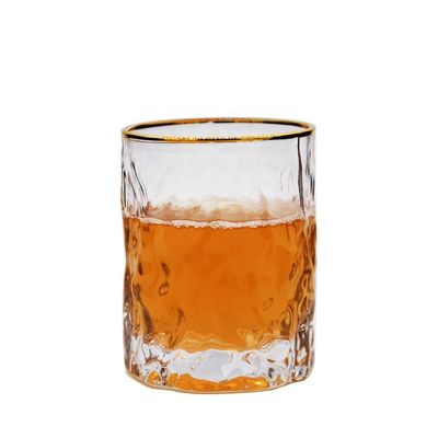 کیفیت Creative Embossed Stump Whiskey Glasses , Engraved Whiskey Glasses کارخانه