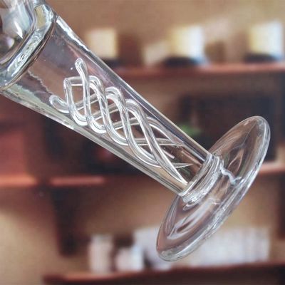 کیفیت Handmade Decorative Twisted DNA Stem Custom Shot Glasses کارخانه