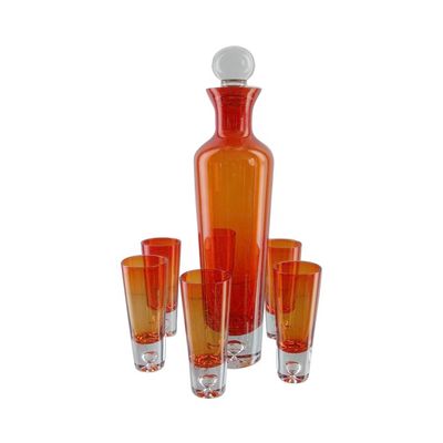 کیفیت Round Shape 6 Color Unique Shot Glass Set For Vodka کارخانه
