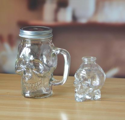 کیفیت Customize Skull Shaped Unique Shot Glasses In Crystal Head کارخانه