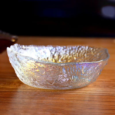 کیفیت Irregular shaped Colored Creative Glass Charger Plates کارخانه