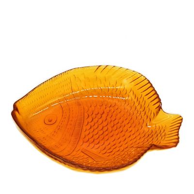کیفیت Fish Shaped Solid Color Charger Plates For Fruit کارخانه