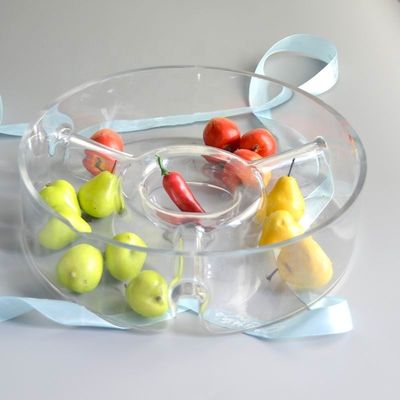 کیفیت Handmade Glass Fruit Plate کارخانه