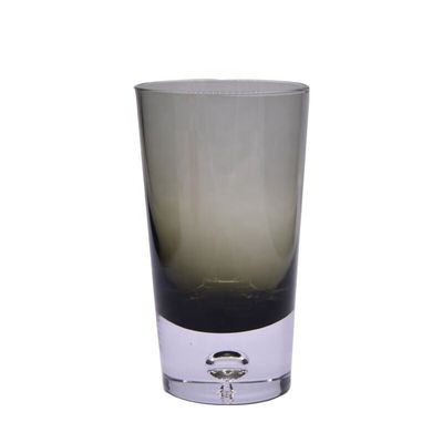 کیفیت Grey Color Air Bubble Bottom Unique Cocktail Glasses . Bohemian Drinking Glasses کارخانه