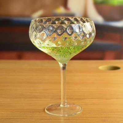 کیفیت Optical Pineapple Shape Giant Crystal Cocktail Glasses کارخانه
