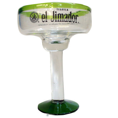 کیفیت Mexican Style Green Color Rim Unique Crystal Cocktail Glasses کارخانه