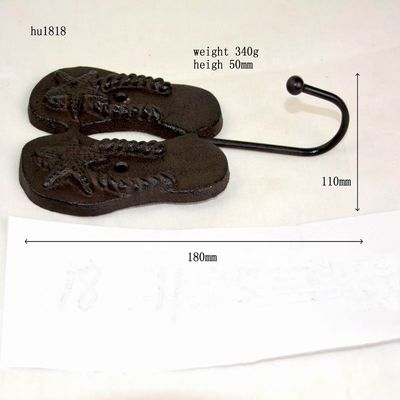 کیفیت Home Decoration Wrought Iron Coat Hooks Cast Iron Crafts کارخانه