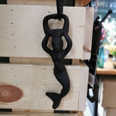 کیفیت Customized Mermaid Cast Iron Wine Bottle Opener For Bar کارخانه