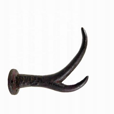 کیفیت Deer Antler Cast Iron Wall Hooks Cast Iron Crafts Rust کارخانه