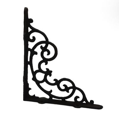 کیفیت Vintage Classic Pattern Cast Iron Shelf Bracket For Shop کارخانه