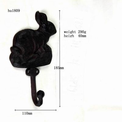 کیفیت Antique Cute Rabbit Cast Iron Hat Hooks Cast Iron Crafts کارخانه