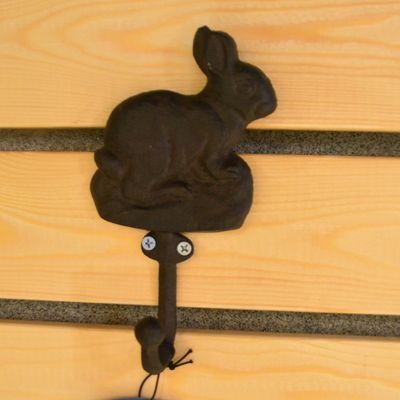 کیفیت Antique Cute Rabbit Cast Iron Hat Hooks Cast Iron Crafts کارخانه