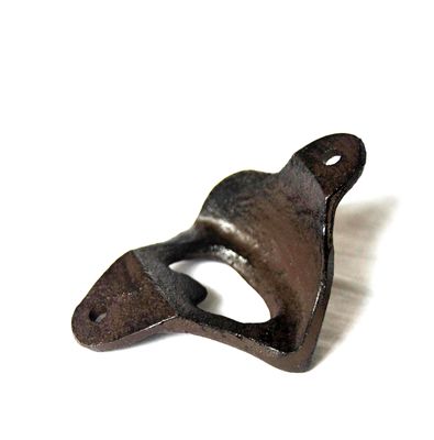 کیفیت Wall Mount Iron Bottle Opener Cast Iron Crafts For Bar Club کارخانه