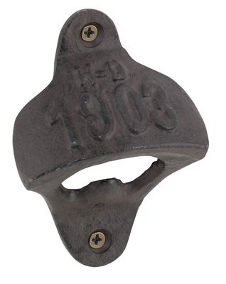 کیفیت Wall Mount Iron Bottle Opener Cast Iron Crafts For Bar Club کارخانه
