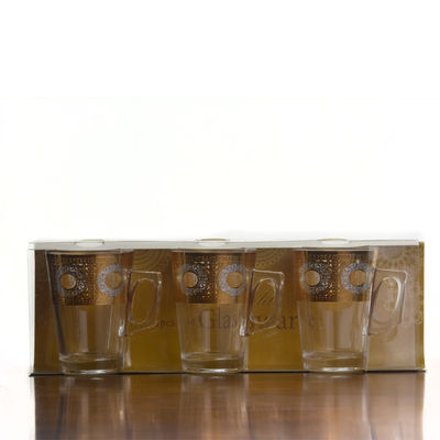 کیفیت Golden Decorated Gold Decal Tumbler Drinking Glasses کارخانه