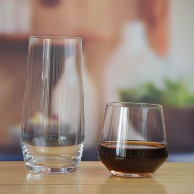 کیفیت Stemless 20 Ounce Glass Tumbler For Ice Tea کارخانه