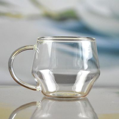 کیفیت Borosilicate Heat Resistant Tea Glass Mug With Handle کارخانه