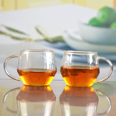 کیفیت Borosilicate Heat Resistant Tea Glass Mug With Handle کارخانه