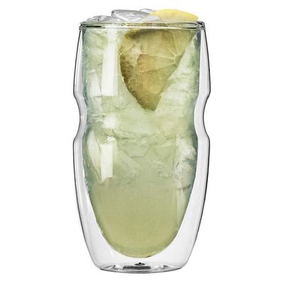 کیفیت Personalize Borosilicate Double Wall Tumbler Drinking Glasses کارخانه