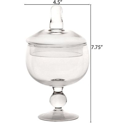 کیفیت Multipurpose Set Of 3 Clear Glass Jars For Kitchen کارخانه