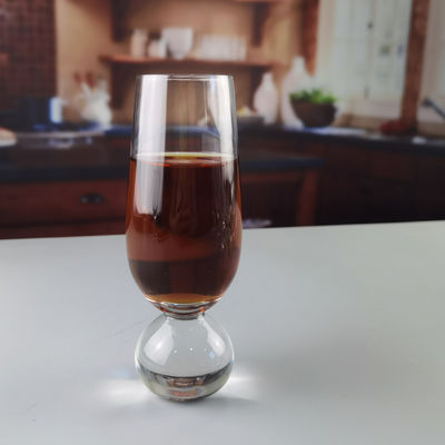 کیفیت Ball Stemmed Lead Free Crystal Highball Tumblers For Champagne کارخانه