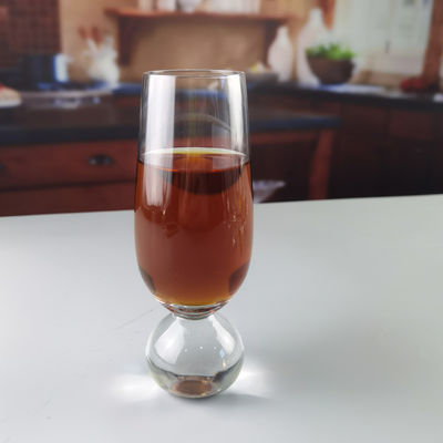 کیفیت Ball Stemmed Lead Free Crystal Highball Tumblers For Champagne کارخانه